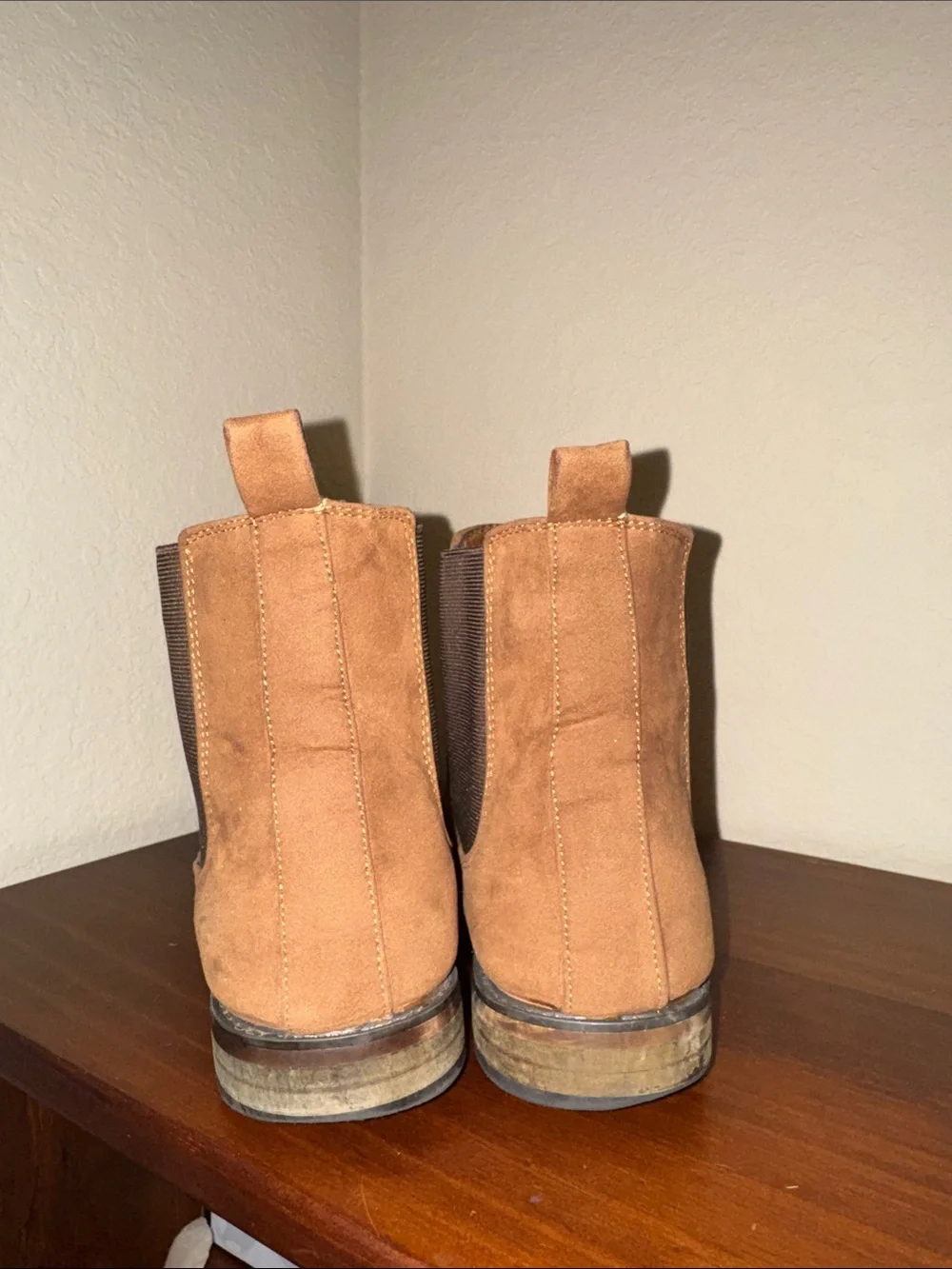 Men's Brown Suede Chelsea Boots - Stylish Slip-On Ankle Boots